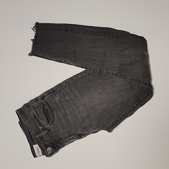 DL 1961 JAxDL No.3 Instasculpt Skinny Jeans Denim Pants Weathered Distressed 26 - Picture 8 of 16